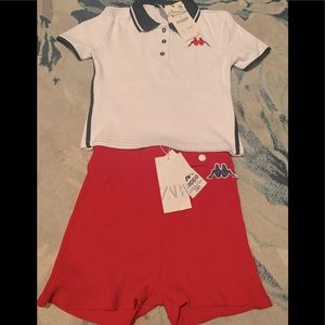 COPY - Kappa 2 Piece Matching Short Set